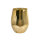 Kerzengläser Ritz 125 x Ø 76 mm, ca. 55h gold (VPE 6 St.)