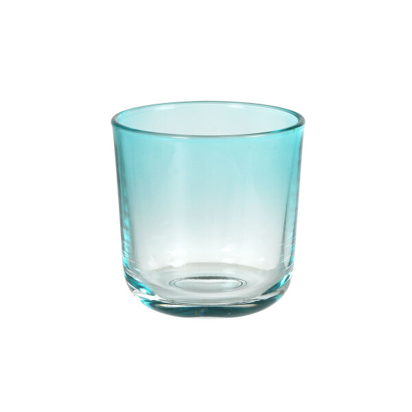 Switch & Shine Kerzenhalter Ouri 81 x Ø 72,5 mm, mint blue, Glas (VPE 12 St.)