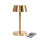 LED Lampen, kabellos, wiederaufladbar Nour Midi, 20 cm x Ø 10 cm, brass (VPE 6 St.)