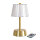 LED Lampen, kabellos, wiederaufladbar Jay, 22 cm x Ø 12 cm, brass (VPE 6 St.)