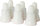 LED Sets, wiederaufladbar Ersatz, 6er 70 x Ø 40 mm, warm white & multicolour (VPE 6 St.)