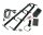 LED Sets, wiederaufladbar LED-Stapelstation für 4 Sets à 12, schwarz (VPE 1 St.)