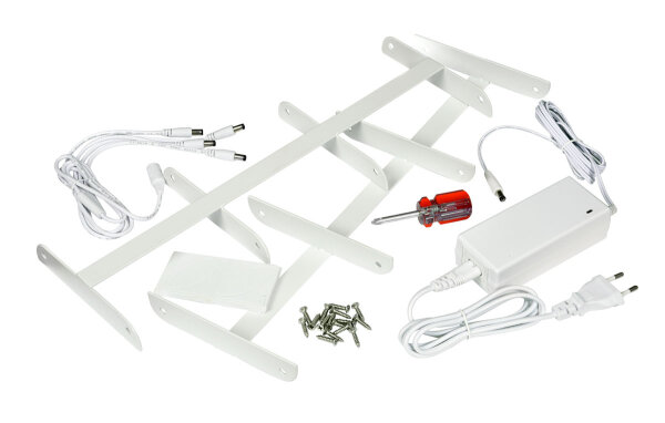 LED Mini Lamp, wiederaufladbar LED-Stapelstation für 4 Sets à 8, weiß (VPE 1 St.)