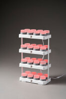 LED Mini Lamp, wiederaufladbar LED-Stapelstation für 4 Sets à 8, weiß (VPE 1 St.)
