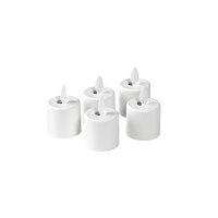 LED Moving Flame, wiederaufladbar Ersatz, 5er 38 x...