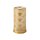 Kerzenhalter für LED Sets Peacock 140 x 75 mm, gold, Metall (VPE 4 St.)