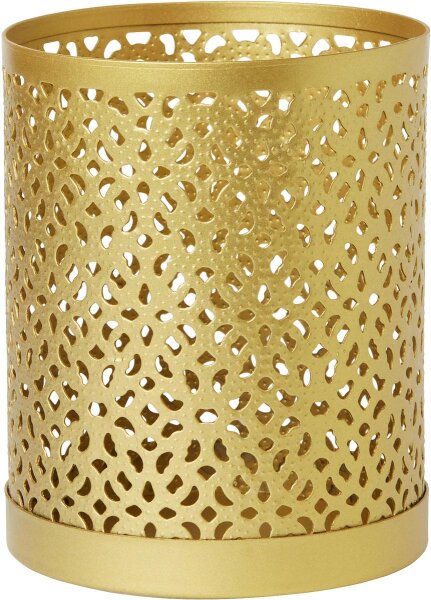 Kerzenhalter für LED Sets Bliss 100 x 80 mm, gold, Metall (VPE 4 St.)