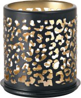 Kerzenhalter für LED Sets Safari Leopard 75 x 75 mm,...