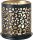 Kerzenhalter für LED Sets Safari Leopard 75 x 75 mm, schwarz, Metall (VPE 8 St.)