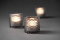 Kerzenhalter für LED Sets Calm 80 x 80 mm, dusk (VPE...