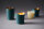 Kerzenhalter für LED Sets Ripple 80 x 70 mm, ocean teal, Metall (VPE 6 St.)