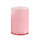 Kerzenhalter für LED Sets Silky 115 x 85 mm, pink, Glas (VPE 4 St.)