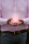 Kerzenhalter für LED Sets Silky 115 x 85 mm, pink, Glas (VPE 4 St.)
