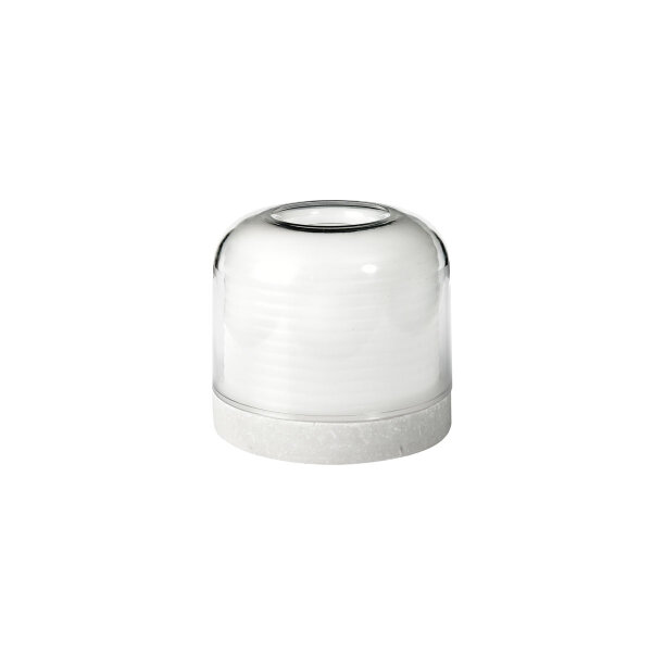 Kerzenhalter LED Mini Lamp Stella 73 x 82 mm, weiß (VPE 6 St.)