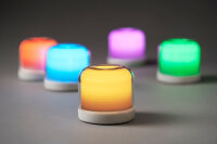 Kerzenhalter LED Mini Lamp Stella 73 x 82 mm, weiß...