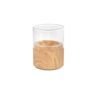 Kerzenhalter LED Moving Flame Neat 70 x 61 mm, wood light...
