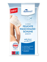 Duniwell feuchte Waschhandschuhe 15 x 22 cm, weiß...