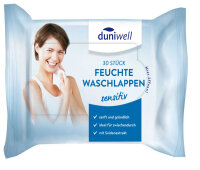 Duniwell feuchte Waschlappen, weiß (VPE 240 St.)
