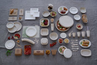 Bagasse Deckel für 188140 202x160x37 mm (Farbe:...