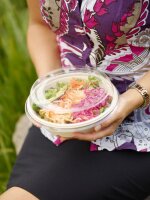 Classic Bowl 900 ml - uncoated 194x194x53 mm (Farbe: Braun / Material: Bagasse) (VPE 160 St.)