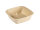 Cube Bowl  900 ml square - uncoated 181x181x54 mm (Farbe: Braun / Material: Bagasse) (VPE 160 St.)
