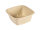 Cube Bowl  1200 ml square - uncoated 181x181x73 mm (Farbe: Braun / Material: Bagasse) (VPE 160 St.)