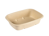 Bagasse Bowl CUBE RECTANGULAR  900 ml 214x159x54 mm...
