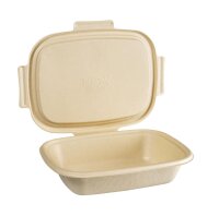 Bagasse Box Shield 1200 ml 426x304x57 mm (Farbe: Braun /...
