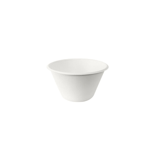 Coppa Bowl 350 ml - uncoated 116x116x66 mm (Farbe: Weiß / Material: Bagasse) (VPE 500 St.)