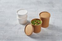 Bowl Ronda SLIM Karton/PLA Weiß 750 ml 117x117x110...