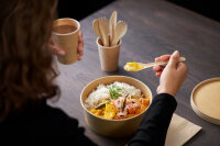 Bowl Ronda SLIM Karton/PLA Braun 950 ml 117x117x135 mm (Farbe: Braun / Material: Karton FSC/PLA) (VPE 525 St.)