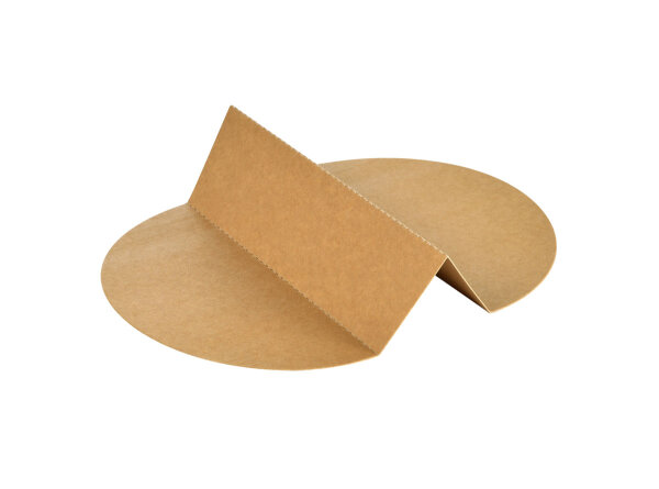 Kartonteiler RONDA 1300 ml für 196014 263x173x1 mm (Farbe: Braun / Material: Karton FSC/PLA) (VPE 500 St.)