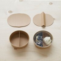 Kartonteiler RONDA 1300 ml für 196014 263x173x1 mm (Farbe: Braun / Material: Karton FSC/PLA) (VPE 500 St.)