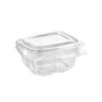 rPET Deli Hinged 375 ml? 134x128x48 mm...