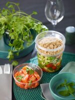 Deli-Schale Crystal 375 ml, rPET 116x116x61 mm (Farbe:...