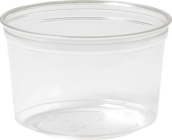 Deli-Schale Crystal 500 ml, rPET 116x116x75 mm (Farbe: Transparent / Material: rPET) (VPE 350 St.)