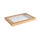 Catering-Deckel Cardboard / PLA braun, Medium 364x255 mm (Farbe: Braun / Material: Papier) (VPE 100 St.)