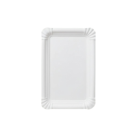 Wurstteller 13x20 cm, Pappe 130x200 mm (Farbe: Weiß...