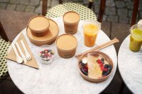 Löffel PLUMA Papierfaser 150 mm 150mm mm (Farbe: Weiß / Material: Papier) (VPE 1000 St.)