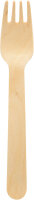 Gabel 160 mm, Holz ungewachst 160 mm (Farbe: Natural /...