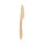 Messer 190 mm, Holz gewachst 190 mm (Farbe: Natural / Material: gewachst) 1000 St.