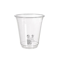 Glas Crystal 410 ml, rPET   mm (Farbe: Transparent /...