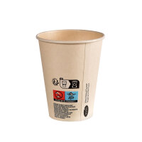 Kaffeebecher Sweet 240 ml, Bagasse/ WBC  mm (Farbe:...