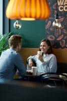 Kaffeebecher Sweet 240 ml, Bagasse/ WBC  mm (Farbe: Bedruckt / Material: BAG/ WBC) (VPE 7 St.)