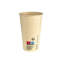 Kaffeebecher Sweet 470 ml, Bagasse  mm (Farbe: Bedruckt /...