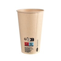 Kaffeebecher Sweet 470 ml, Bagasse/ WBC  mm (Farbe:...