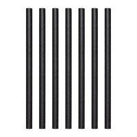 Papier-Trinkhalm 145 x 8 mm schwarz