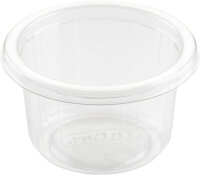 Dressingbecher Fixpack 80x80x46 mm (Farbe: Transparent /...