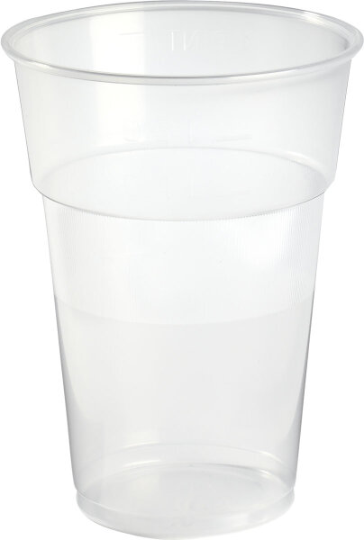 Bierglas  mm (Farbe: Transparent / Material: PP) (VPE 700 St.)