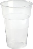 Bierglas  mm (Farbe: Transparent / Material: PP) (VPE 700...
